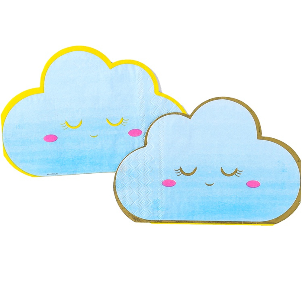 Салфетки «Детские грезы. Облако» в голубом цвете, 33 см, 6 шт