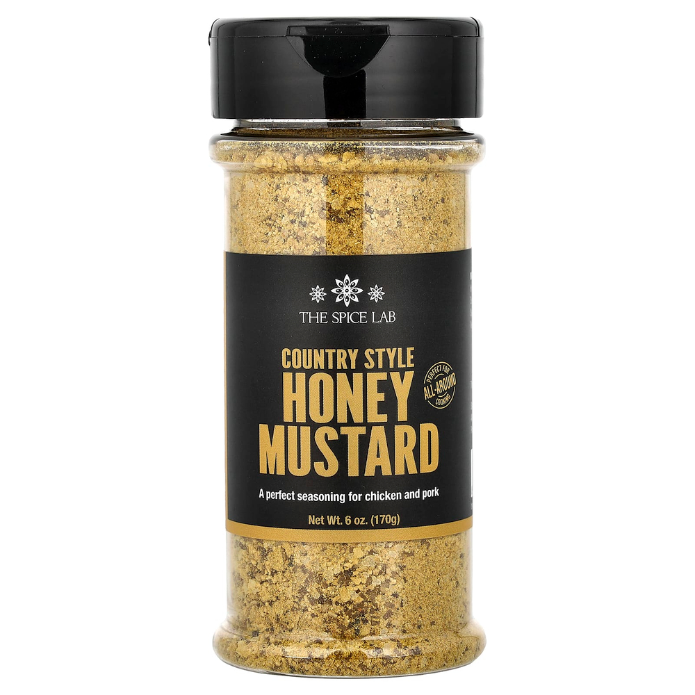 The Spice Lab, Медовая горчица по-деревенски, 6 унций (170 г)
