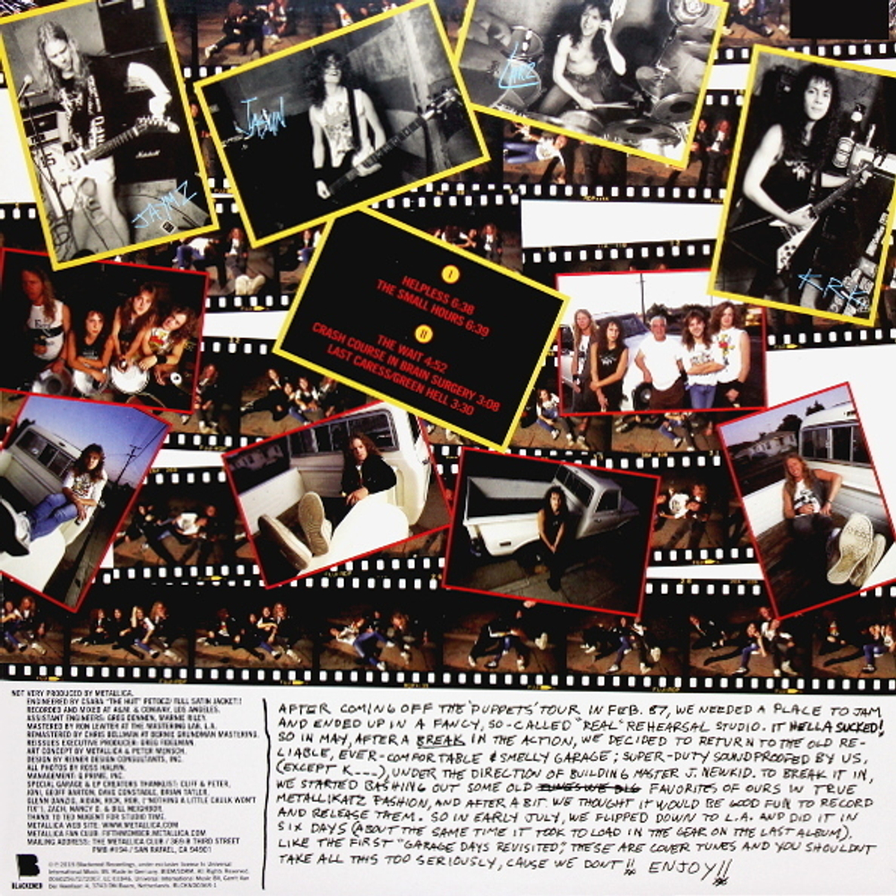 Metallica / The $5.98 E.P. - Garage Days Re-Revisited (12" Vinyl EP)