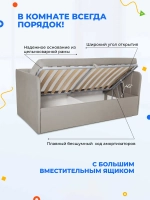 Диван - кровать с подъёмным механизмом 200х90 см Crecker UP ткань Teddy