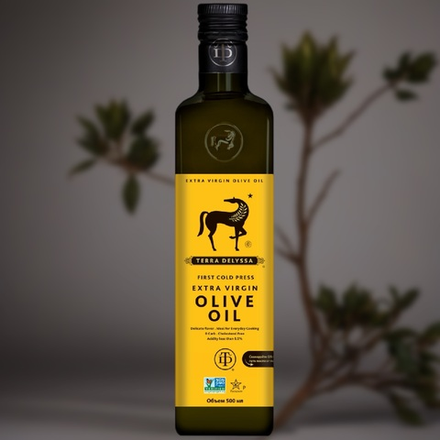 Масло оливковое Terra Delyssa нерафинированное высшего качества, 500мл