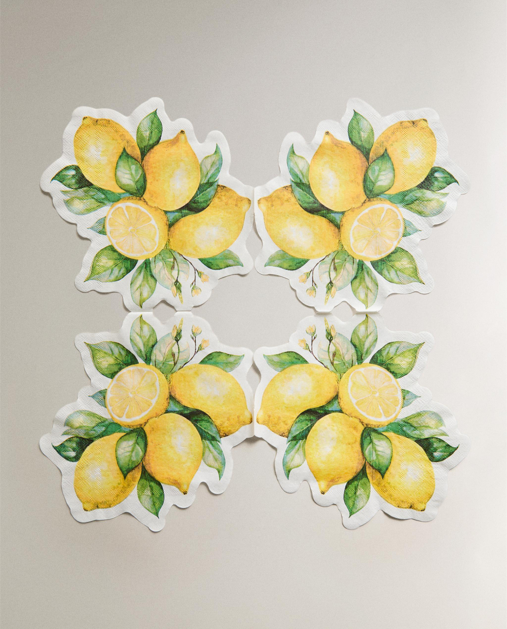 Бумажные салфетки Zara Home, жёлтый, 20 шт., 2270/022