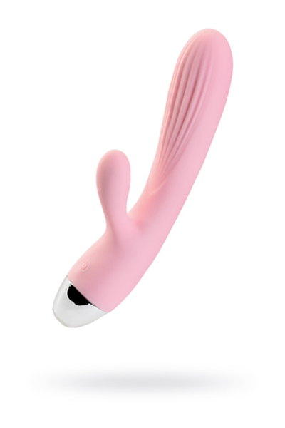 Пульсатор и вибратор с функцией подогрева розовый 20 см