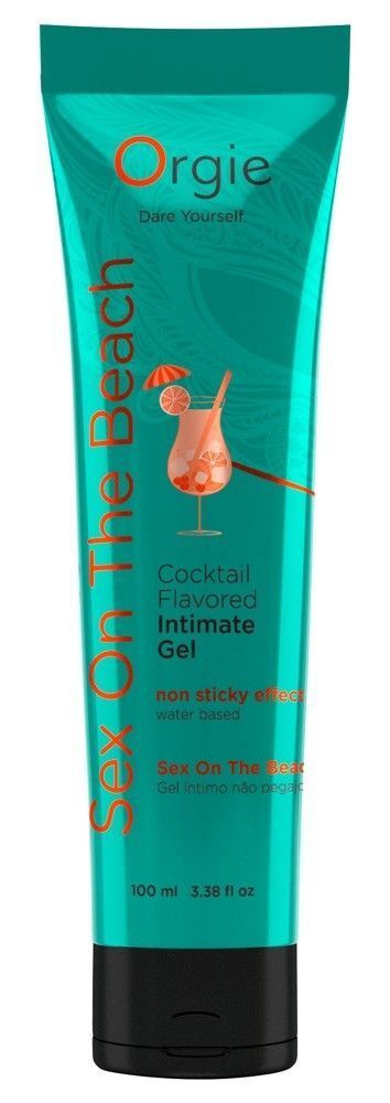 Orgie Lube Tube Sex On The Beach 100 мл – съедобный лубрикант на водной основе