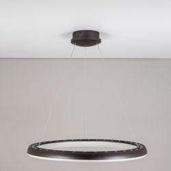 Citilux Юпитер Смарт CL730A095S Умная подвесная люстра Венге