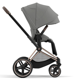 Коляска 2 в 1 Cybex Priam IV Rosegold complete Mirage Grey