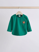 Свитшот и легинсы в комплекте для малышей Next AH5-356, Зеленый, Светло-бежевый