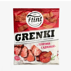 Гренки Flint телятина с аджикой 110 гр