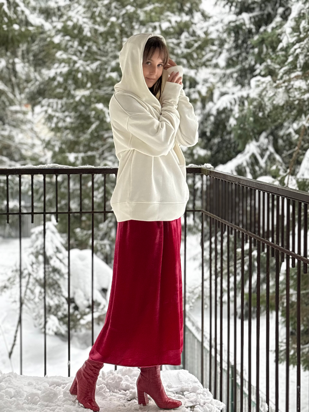 Худи /айвори / унисекс / петля