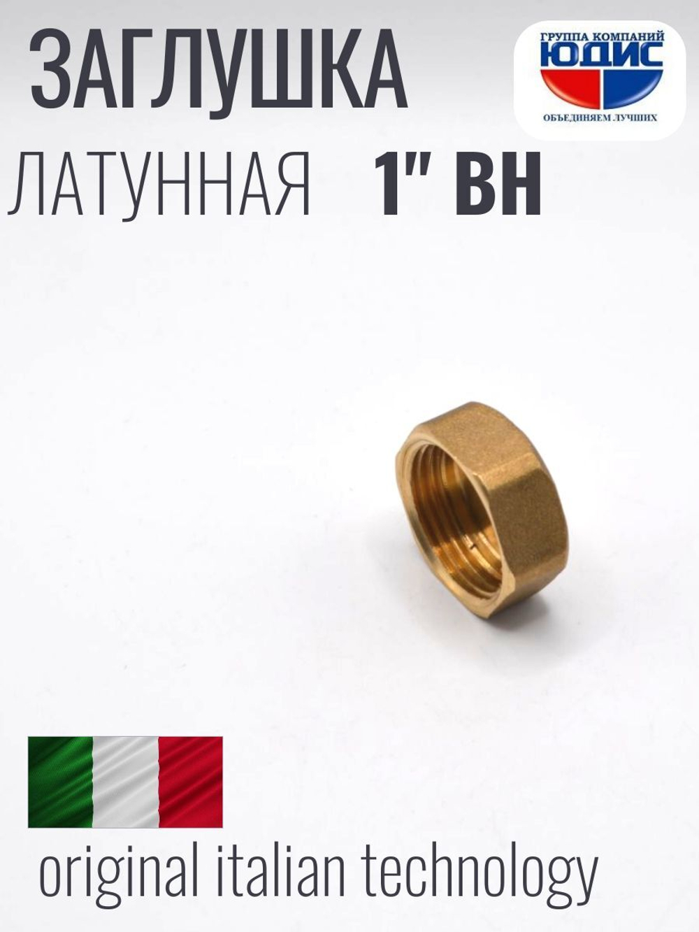 Заглушка  латун   1" Г.  ViEiR     (240/10шт)