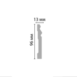 Плинтус Decomaster Артпрофиль A015