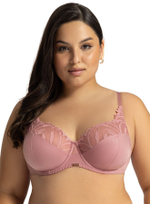 Розовый бюстгальтер Yasemin с мягкой чашкой (Размер: 95B) (Цвет: грязно-розовый)