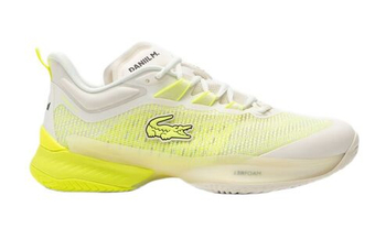 Мужские кроссовки теннисные Lacoste Sport AG-LT23 Ultra - off white/yellow