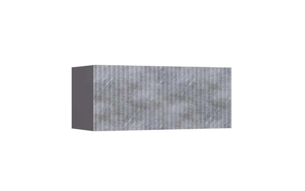 Тумба навесная №1 Оливия, Графит, Мрамор Глянец