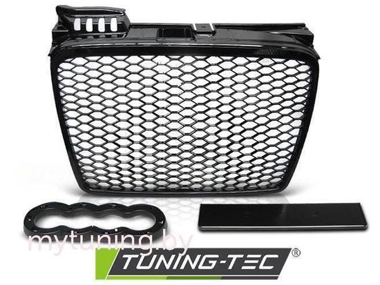 Решетка радиатора RS-TYPE GLOSSY BLACK для Audi A4 B7