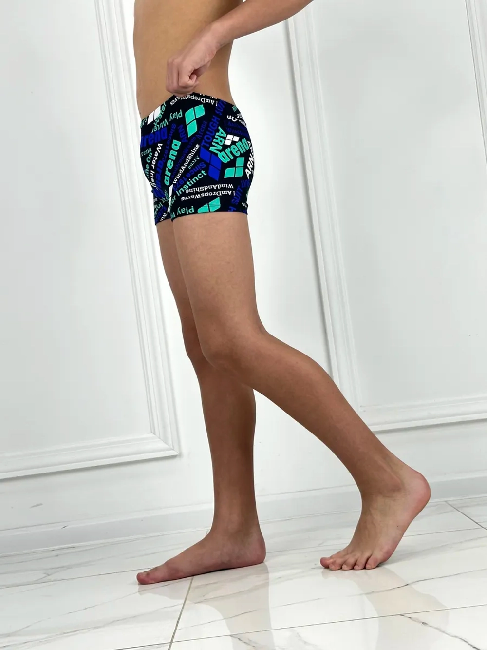 плавки боксеры спортивные для пляжа и бассейна arena