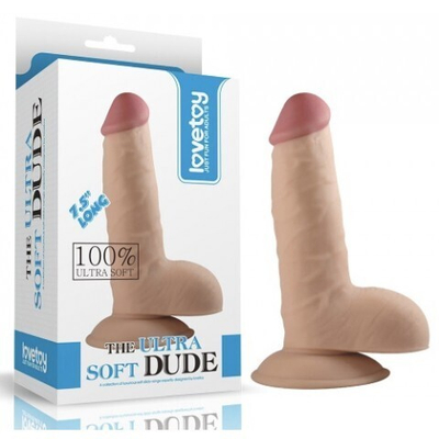 Фаллоимитатор Lovetoy ультрамягкий (18×4,5 см)