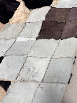 Меховой Коврик прикроватный накидка на кресло из овчины