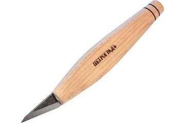 Резчицкий нож, косая заточка 20град ПЕТРОГРАДЪ М00015981