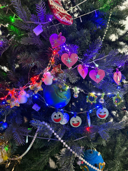 Новогодняя гирлянда своими руками "Новогодний венок"