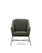 Brida Кресло зеленое на черных стальных ножках