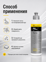 KochChemie F6.01 Полировальная паста мелкозернистая абразивная Fine Cut (250мл)