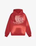 Худи Bruler d'Amour Scheme of the City красный