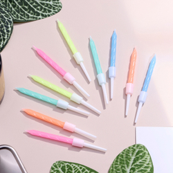 Свечи для торта "Неон", 10 шт, МИКС, 7 см