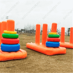 Надувная командная игра "Набрось кольцо", 4*2*2 м