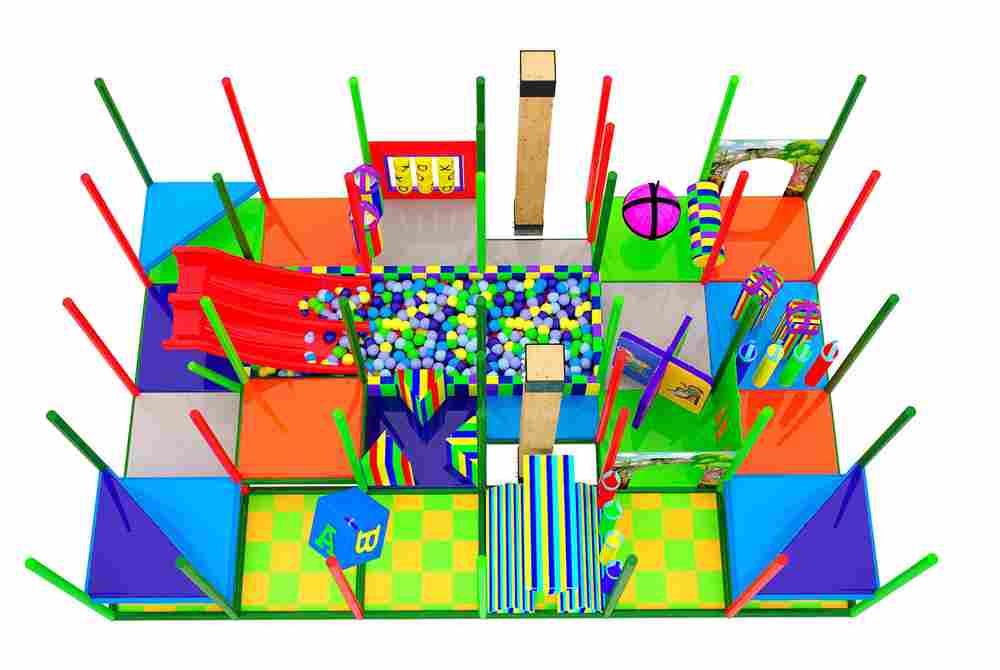Детский игровой лабиринт «Летняя поляна»