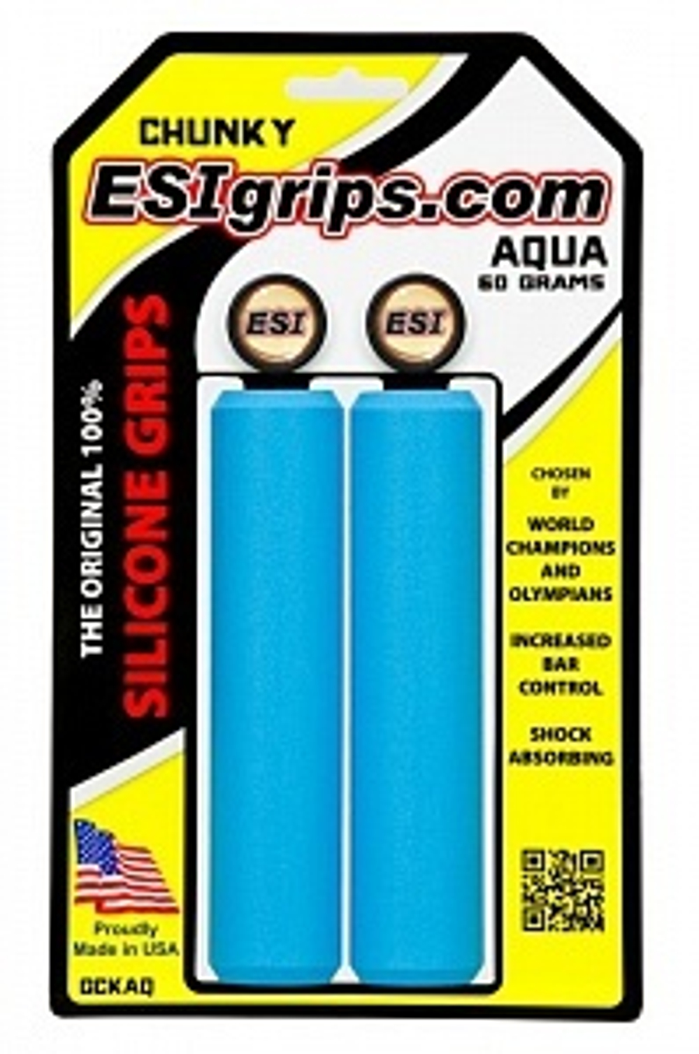 Грипсы ESI Chunky, Aqua GCKAQ