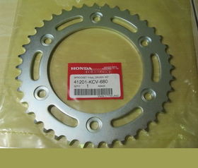 40T. 41201-KCV-680. SPROCKET, FINAL DRIVEN (40T). Honda CRF250L, XR250.