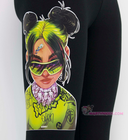 лосины Девушка плотный трикотаж 2967