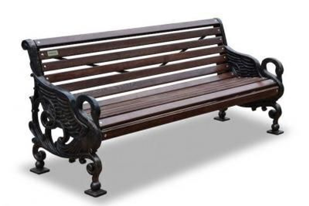 Скамейка чугунная «Лебеди»