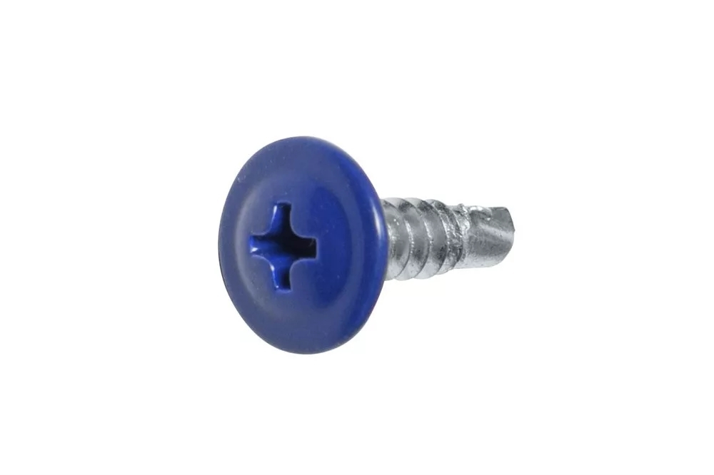 Саморез с пресс-шайбой сверло 4,2*16 RAL 5002