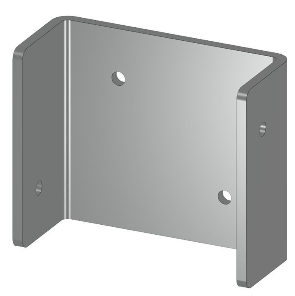 Скоба стальная для сдвойки профиля