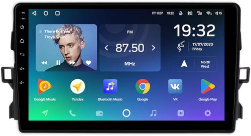 Магнитола для Toyota Auris 2006-2012 - Teyes CC2 PLUS монитор 9" QLED, Android 10, Быстрая, SIM-слот