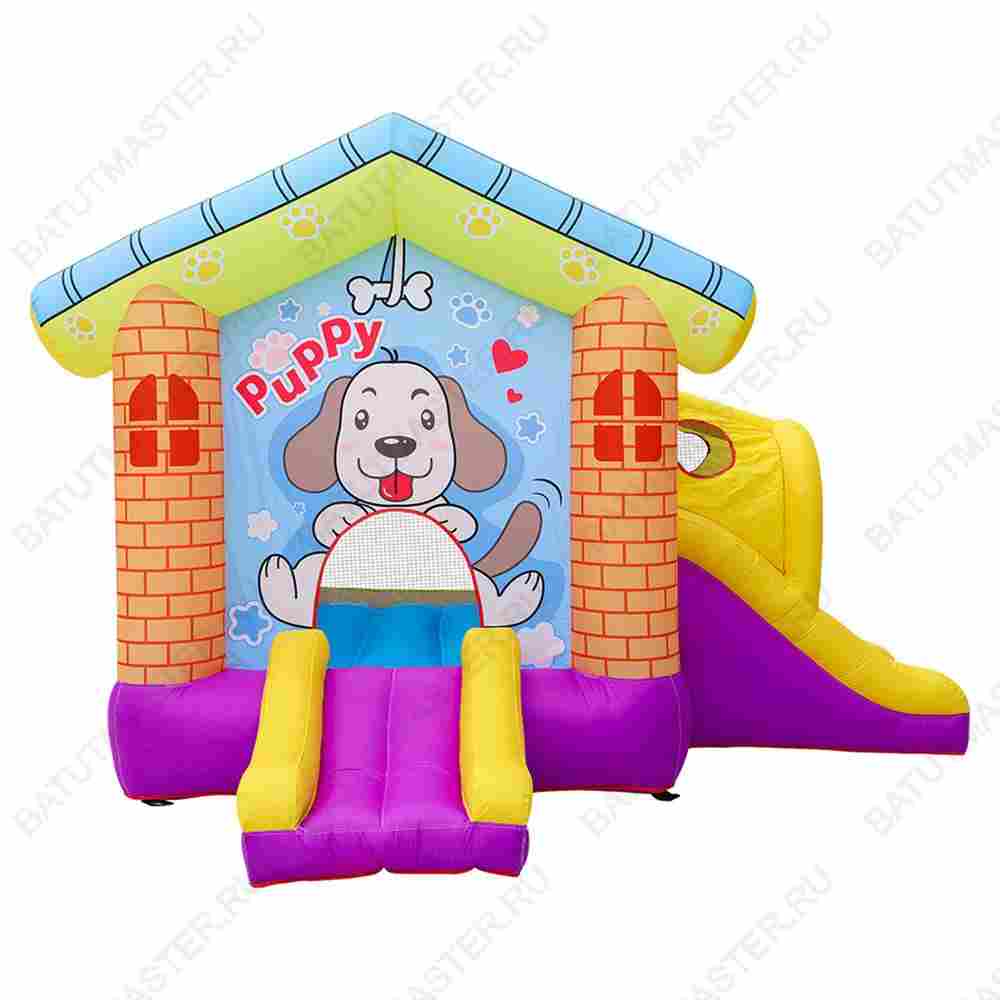 Детский батут для дома "Собачка" 3,3*2,9*2,35 м