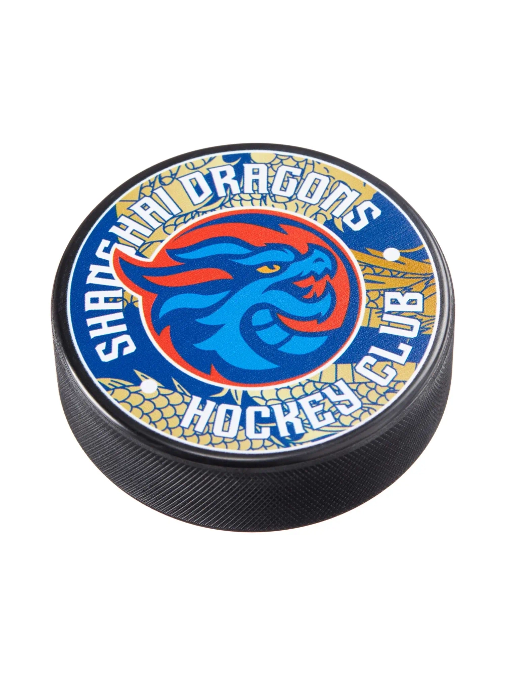 Шайба сувенирная с логотипом ХК "Шанхайские Драконы"