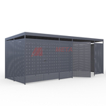 Площадка для сбора мусора Перфо на 4 бака