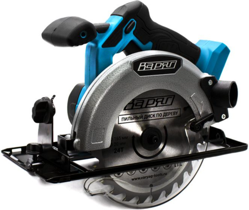 Пила Дисковая аккумуляторная Варяг ДП-21/165 (21В 165/20мм) без АКБ, без ЗУ