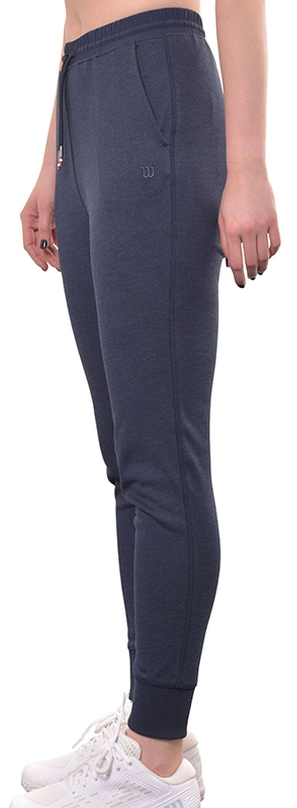 Женские теннисные брюки Wilson Slim Jogger - небесный