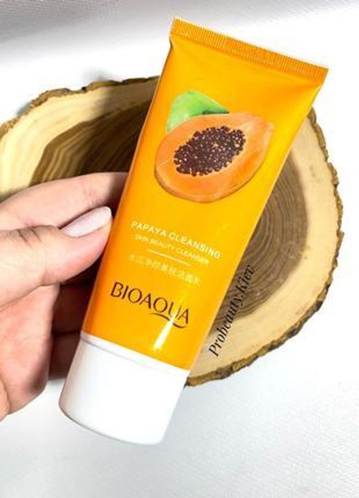 Bioaqua Пенка для умывания с экстрактом папайи