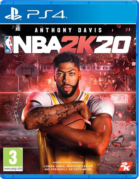 PS4 NBA 2K20 (Б/У, Английская версия, CUSA-16386)