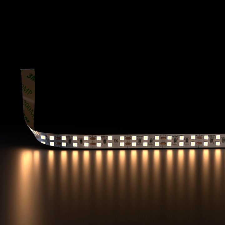 Светодиодная лента Elektrostandard 18W/m 240LED/m теплый белый 5M a061089