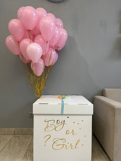 Набор шаров Гендерный Коробка сюрприз