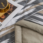 Комплект постельного белья Сатин с Одеялом 100% хлопок 160x80 на резинке OBR133