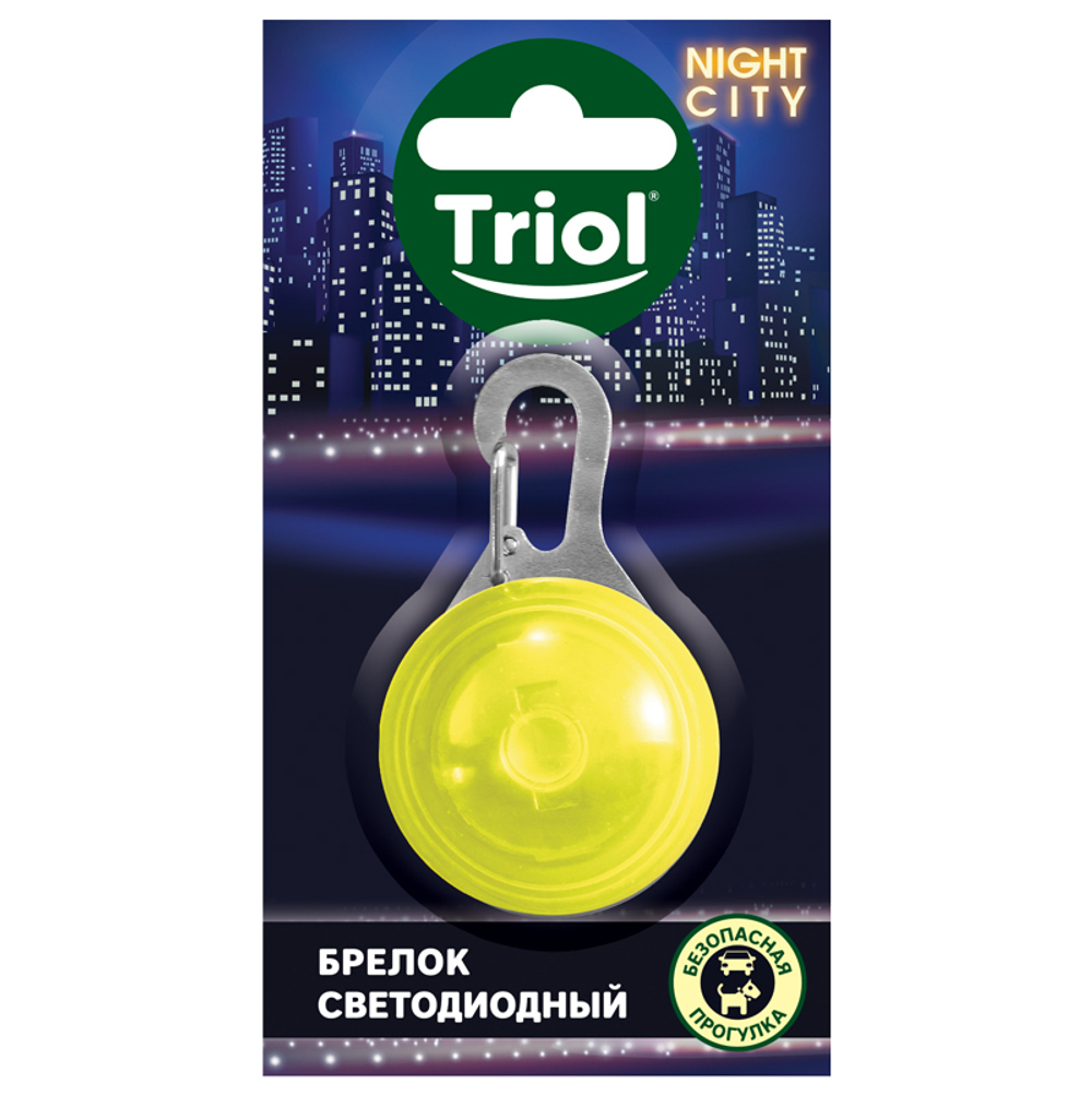 Брелок светодиодный "Маяк", 55*35мм, серия NIGHT CITY, Triol