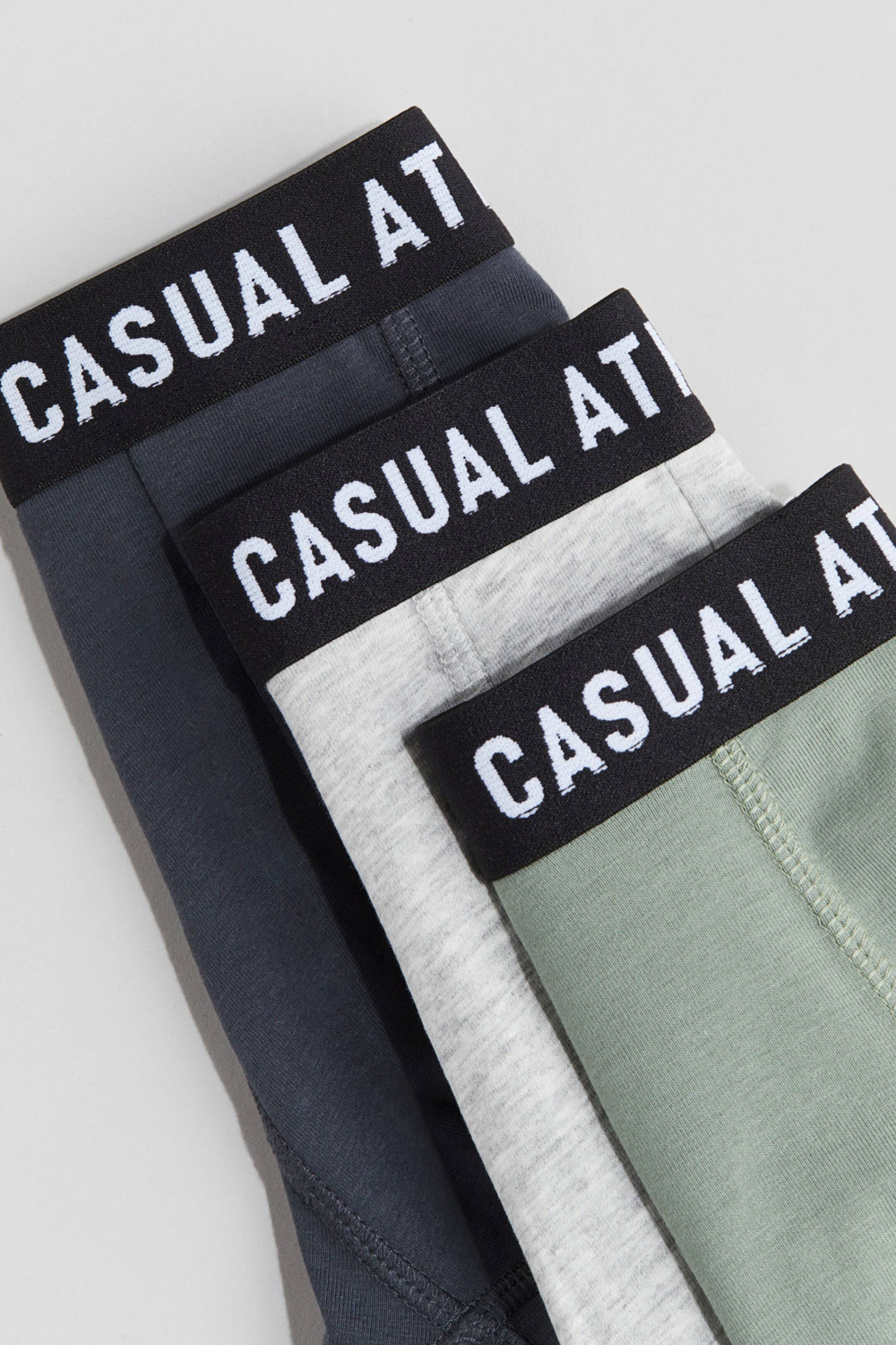 H&M Набор из пяти трусов-боксеров, хаки