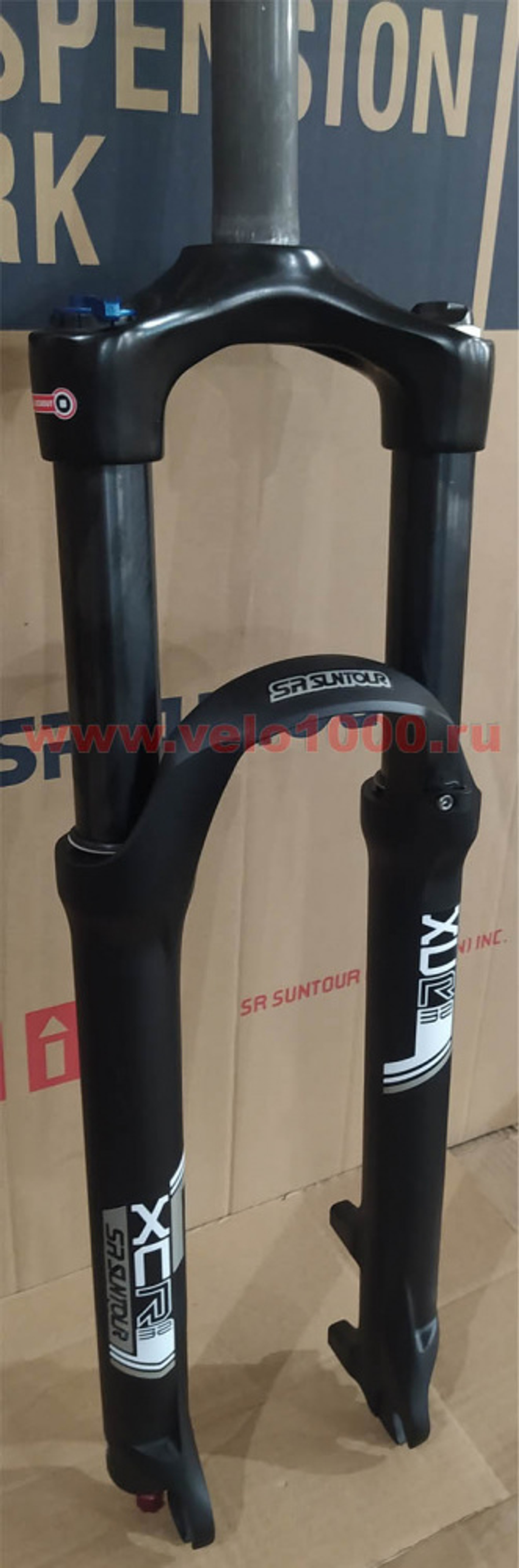 Вилка 26", шток 1-1/8", ход 120мм, чёрная матовая, шток сталь, ноги черные, для ДТ PM, 2400г.SF14-XC